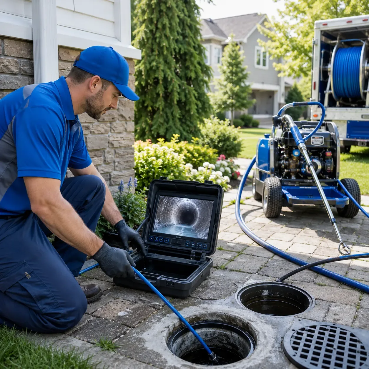 Outdoor drain cleaning professionals serving Hot Springs, NC
